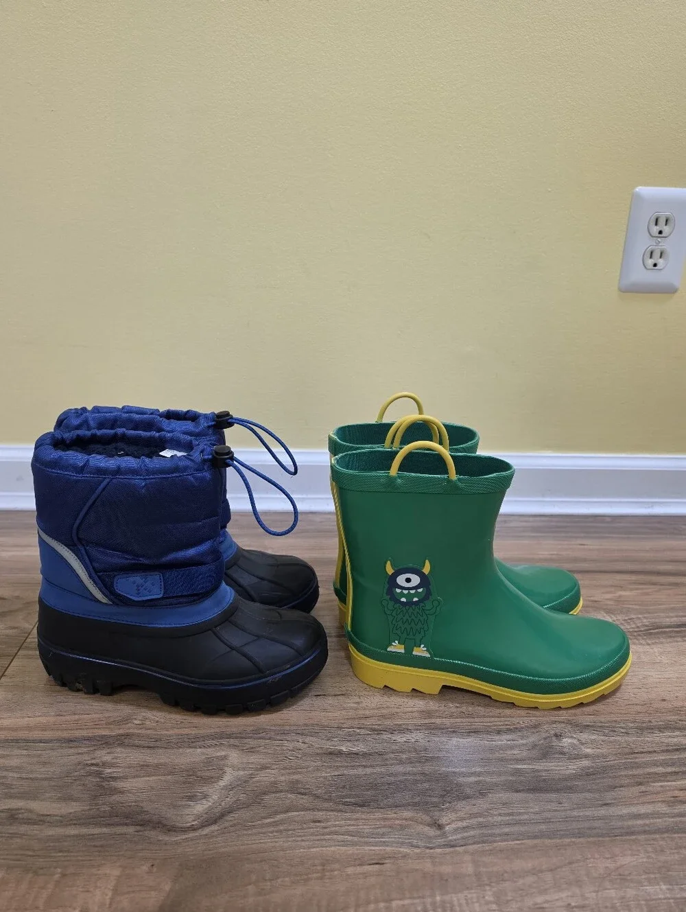 Lily & Dan children's rainboots + winter snow boots bundle